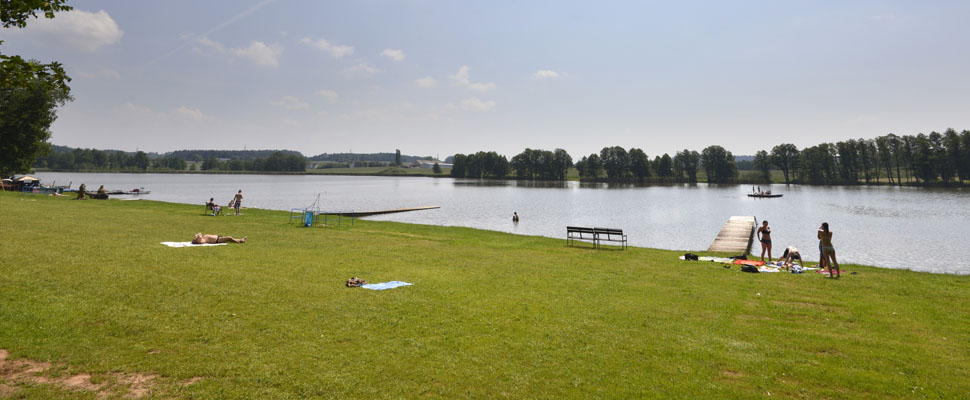 Brodský rybník - pláž